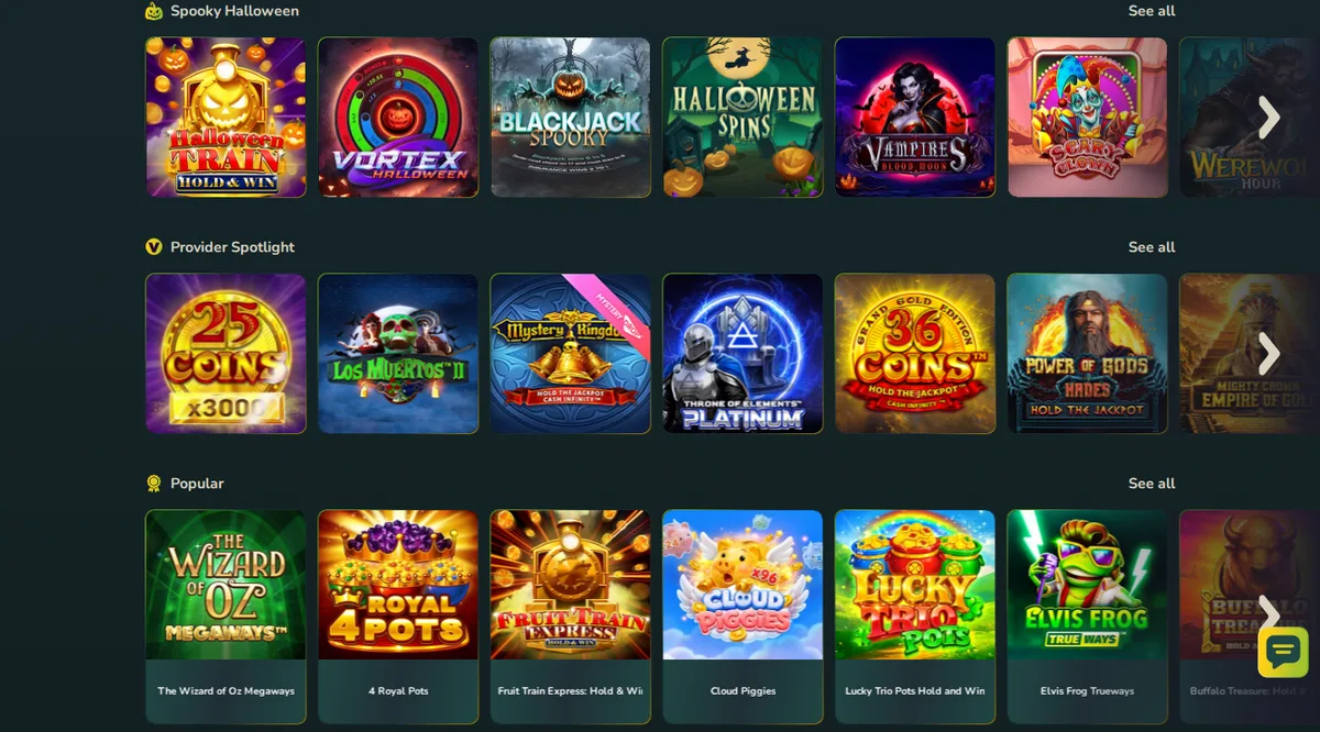 Games and Providers